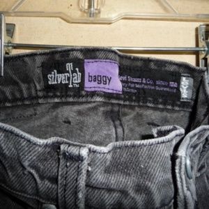 Levis SilverTab Baggy Black Womens Jeans 32w